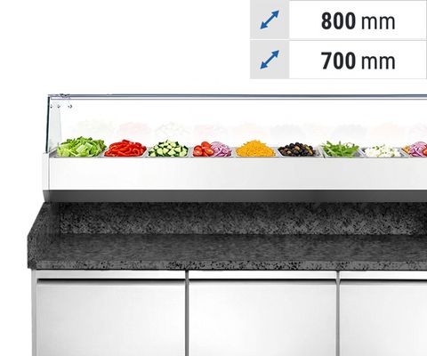 Με ψυχόμενη βιτρίνα - γυάλινη