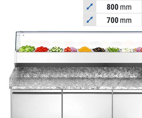 Με ψυχόμενη βιτρίνα - γυάλινη