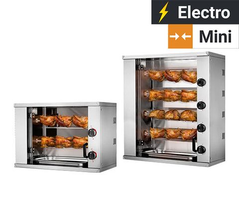 Mini parrillas eléctricas para pollo