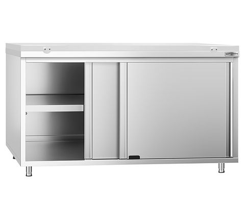 Armoire de travail avec planche à découper blanche