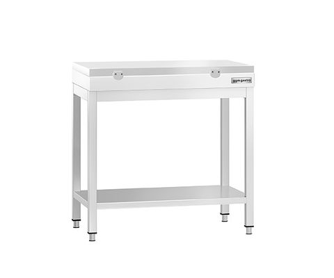 Table de travail avec planche à découper blanche