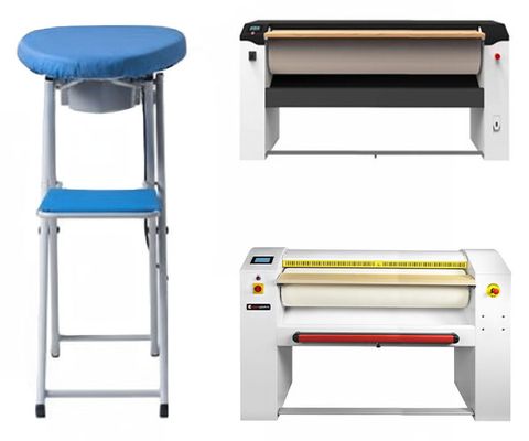 Strykbrädor, Strykjärn och Manglar