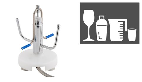 Ice cream scoop / container & glass showers