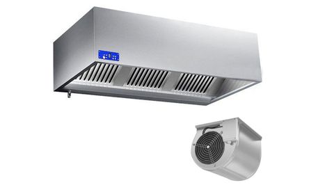 Box type hoods - 900 mm deep - incl. motor