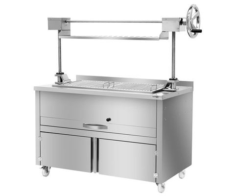 Charcoal grill with lift