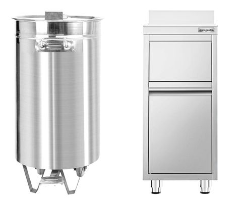 Industrial trash can