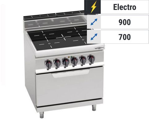 Infrared stoves with baking ovens
