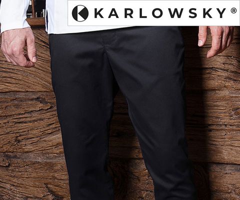 Karlowsky Chino Black Pants för män
