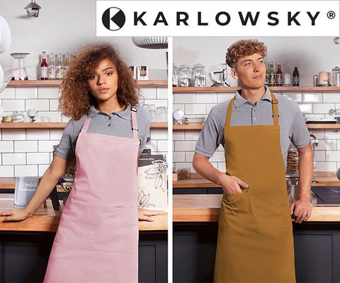 KARLOWSKY | Bib aprons with pocket Basic