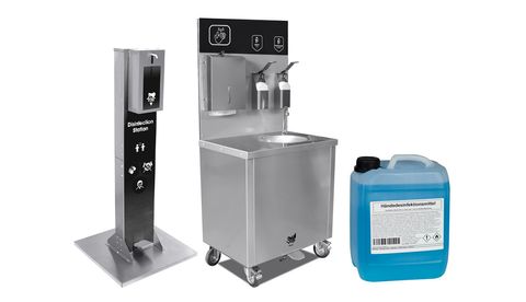 Disinfection stations