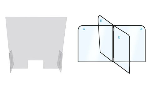 Hygiene plastic separators