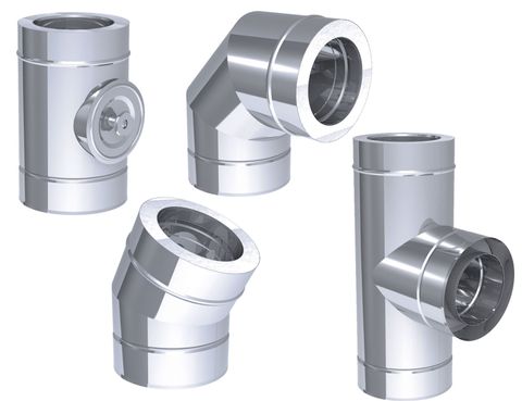 Ø 250 - Double-walled ventilation pipes