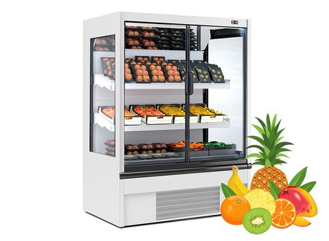Espositore murale refrigerato per fruttİ e verdure PROFONDITÀ 700
