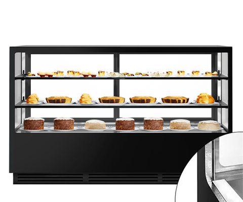 Kühl- & Kuchenvitrinen - Maxi - Eckig