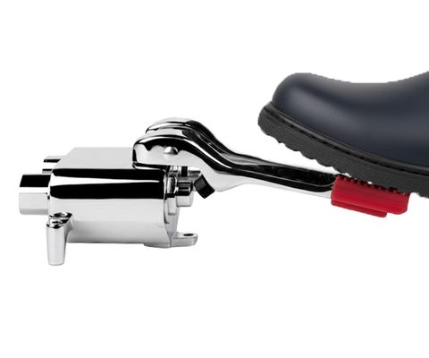 Mixer taps with foot controls