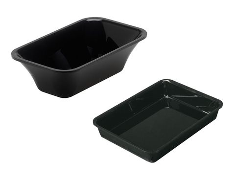 Prezentační talíře / misky černé - bez BPA