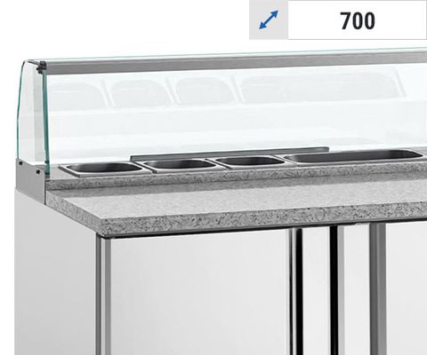 Saladetter med glasskiva