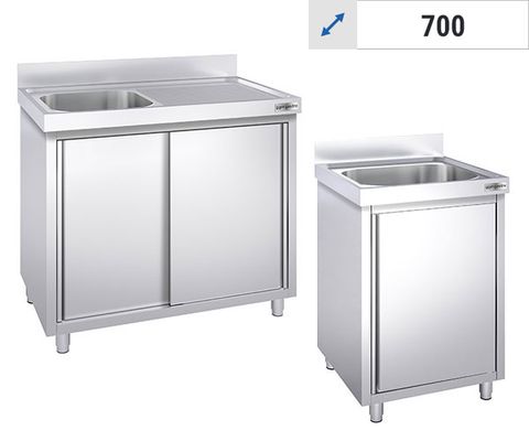 Diskskåp - 1 ho - 700 mm