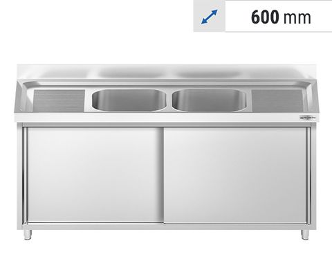 Sink cabinets - 2 basins center - 600