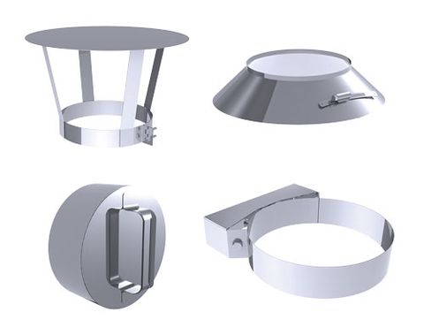 Ø 250 - Accessories for double-walled ventilation systems