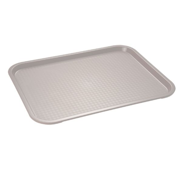 (6 Stück) FAST FOOD Tablett - Polypropylen - 450x355mm - Braun