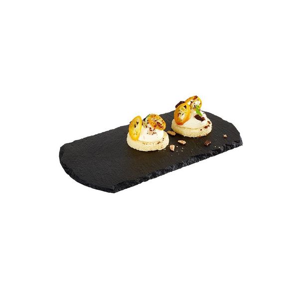 (6 Stück) Naturschieferplatte - STARTER - 200x100mm - Schwarz