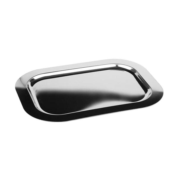(6 Stück) Tablett - FINESSE - Edelstahl - 350x240mm - Höhe: 12mm