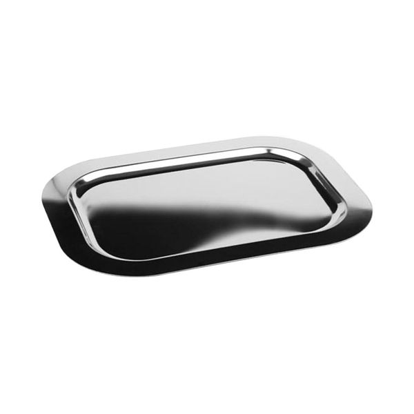 (6 Stück) Tablett - FINESSE - Edelstahl - 300x240mm - Höhe: 15mm