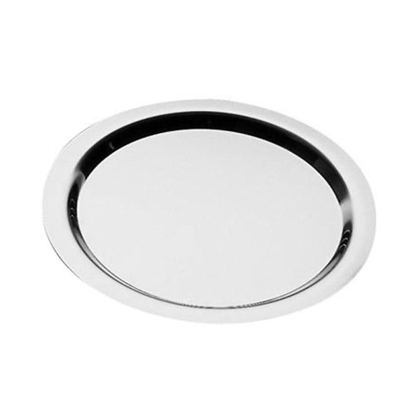 (6 Stück) Tablett - FINESSE - Edelstahl - Ø 350mm - Höhe: 12mm