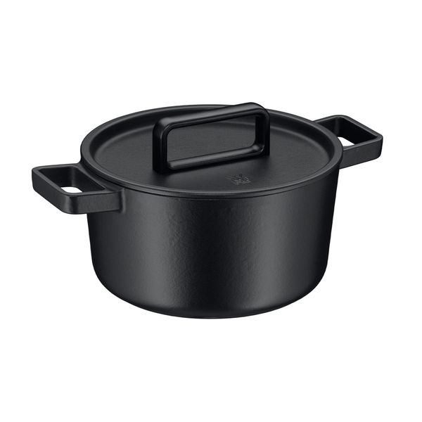 WMF | FLAVOUR - Topf - Ø 240mm - Gusseisen - 5,2 Liter - inkl. Deckel - Schwarz