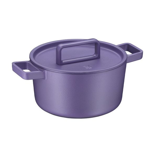 WMF | FLAVOUR - Topf - Ø 240mm - Gusseisen - 5,2 Liter - inkl. Deckel - Violettt