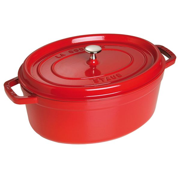 STAUB | LA COCOTTE - Cocotte - oval - 230mm - Gusseisen - Kirsch-Rot