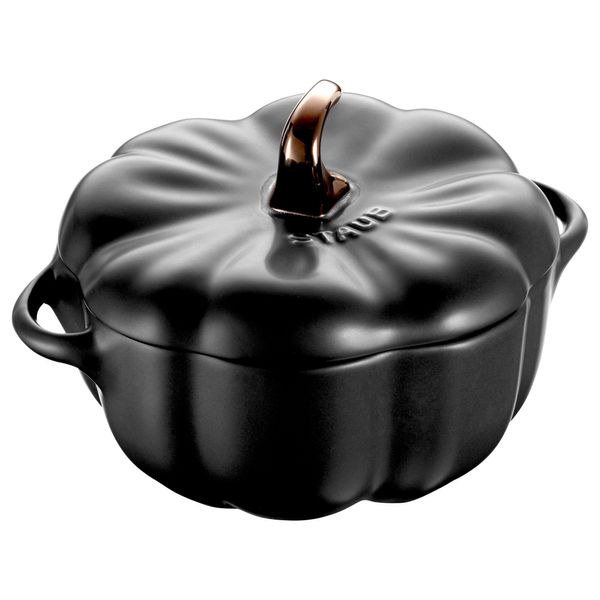 STAUB | CERAMIQUE - Cocotte - Form Kürbis - Ø 120mm - Keramik - Schwarz