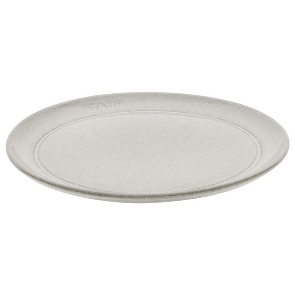STAUB | DINING LINE - Teller - flach - Ø 200mm - Keramik - Weisser Trüffel