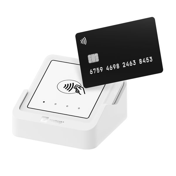 SumUp | Solo Kartenterminal - inkl. Ladeschale & Tastenfeld-Schutzabdeckung