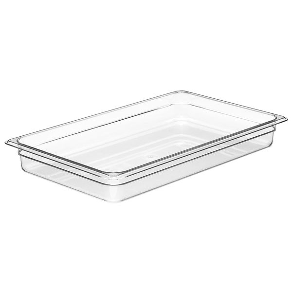 (6 Stück) CAMBRO | CAMVIEW® - Copolymer-Behälter GN 1/1 - Transparent - Höhe: 65mm - BPA-Frei