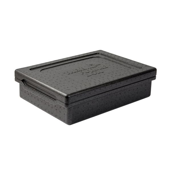 (8 Stück) THERMO FUTURE BOX | Thermobox TAKE AWAY - 10 Liter - Schwarz
