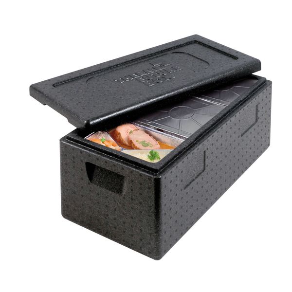 (2 Stück) THERMO FUTURE BOX | Thermobox MENU 3 - 28 Liter - Schwarz