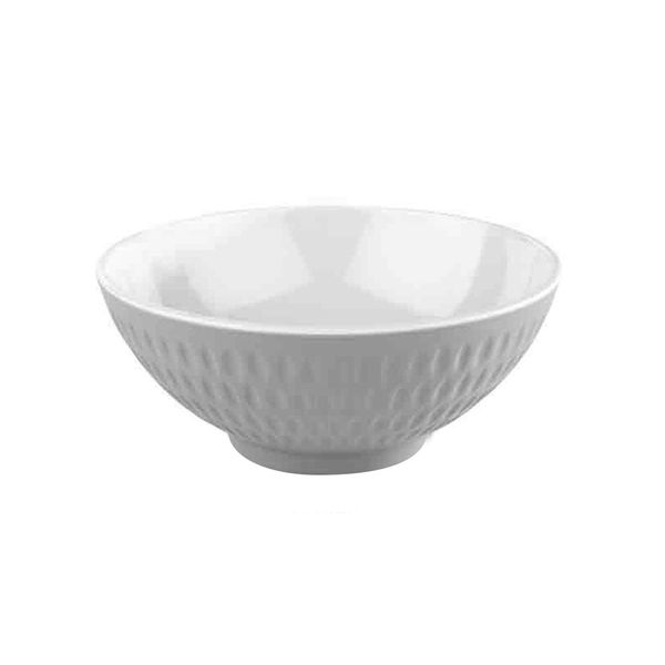 (6 Stück) Schale - ASIA PLUS - Melamin - 0,35 Liter - Ø 130mm - Weiß