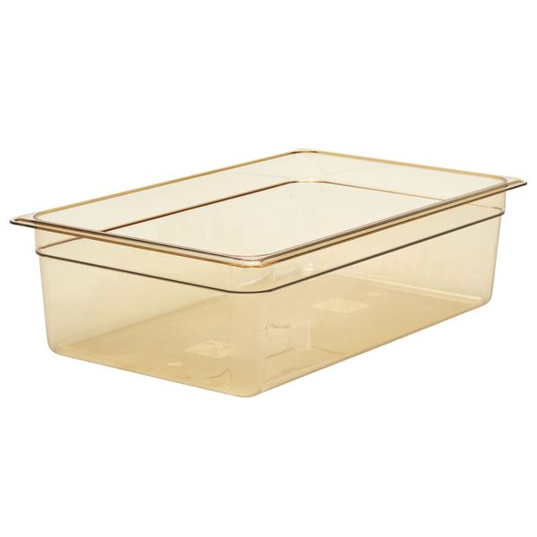 (6 Stück) CAMBRO | H-PAN™ - Hitzebeständiger Behälter GN 1/1 - Bernstein - Höhe: 150mm