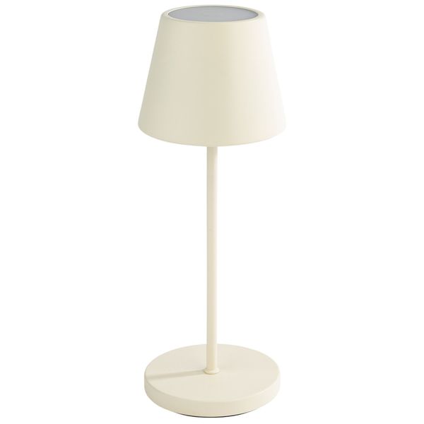 Tischleuchte - MERLE - dimmbar in 3 Stufen - Ø 110mm - Whisper White