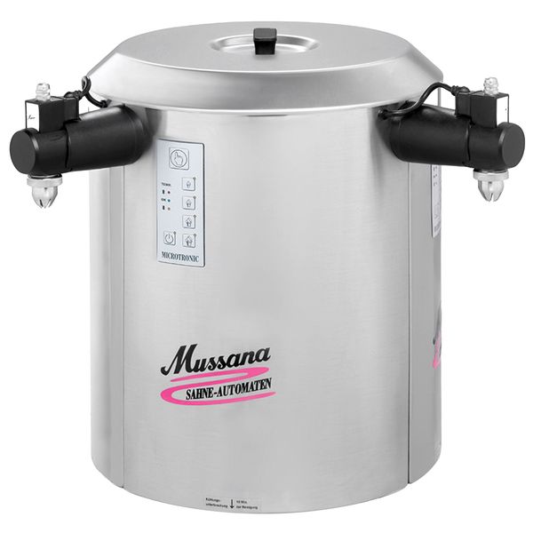 MUSSANA | DUO - Sahnemaschine - 2x 6 Liter - 500 Watt - 230 Volt - mit Kühlung