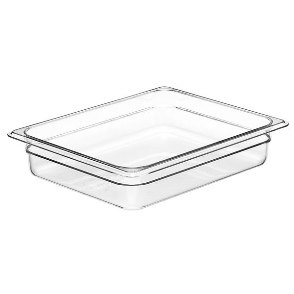 (6 Stück) CAMBRO | CAMVIEW® - Copolymer-Behälter GN 1/2 - Transparent - Höhe: 65mm - BPA-Frei