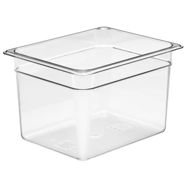 (6 Stück) CAMBRO | CAMVIEW® - Copolymer-Behälter GN 1/2 - Transparent - Höhe: 200mm - BPA-Frei