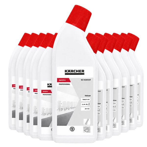 (15 Stück) KÄRCHER | SanitPro WSC-Reiniger Tolisan - 750ml