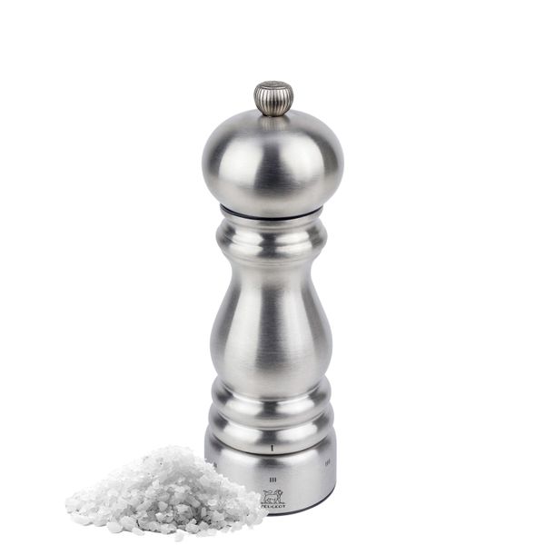 (6 Stück) PEUGEOT | PARIS CHEF - Salzmühle - u'Select - Edelstahl - Höhe: 180mm