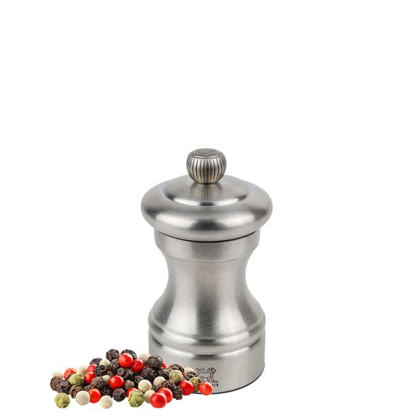 (6 Stück) PEUGEOT | BISTRO CHEF - Pfeffermühle - Edelstahl - Höhe: 100mm