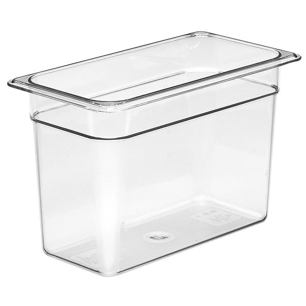 (6 Stück) CAMBRO | CAMVIEW® - Copolymer-Behälter GN 1/2 - Transparent - Höhe: 200mm - BPA-Frei