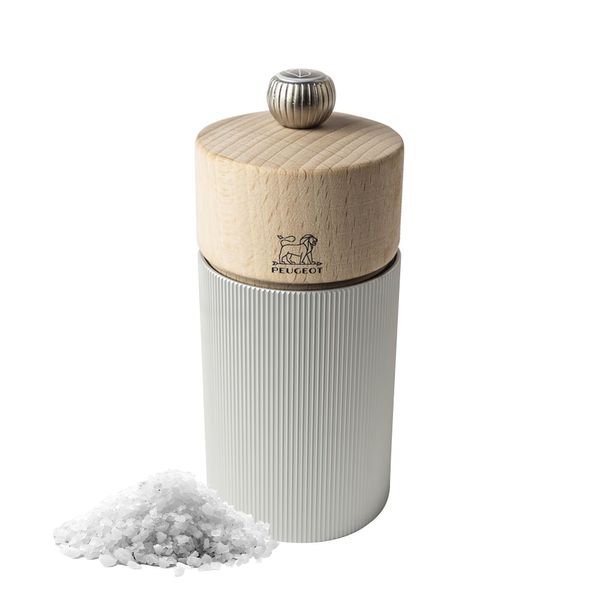 PEUGEOT | LINE - Salzmühle - Holz/Aluminium - Natur - Höhe: 120mm