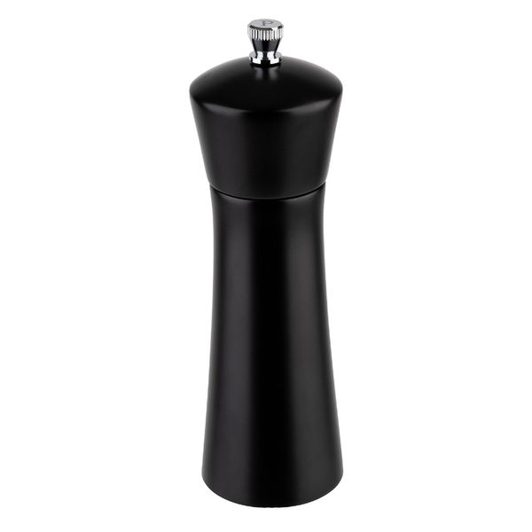 (6 Stück) Pfeffermühle - MIDNIGHT - Holz - Höhe: 170mm - Schwarz